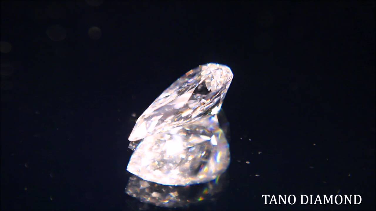 天然ダイヤモンド ルース(裸石) 0.451ct, Fカラー, VS-1, ペアシェイプ 【 中央宝石研究所ソーティング袋付 】 |  ファッション動画まとめ