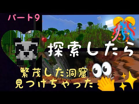 マイクラ 竹林バイオームとメサを探索中にあの洞窟に 嬉しい 初心者なつのマイクラ実況 パート9 マイクラ Minecraft 動画まとめ
