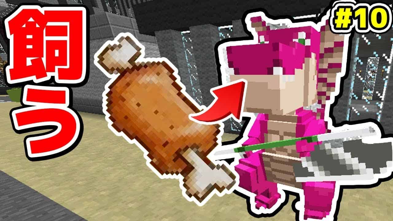 マインクラフト 肉でモンスターをペットにする 10 大都会でドラクエmod マイクラ ドラゴンクエストmod実況 マイクラ Minecraft 動画まとめ