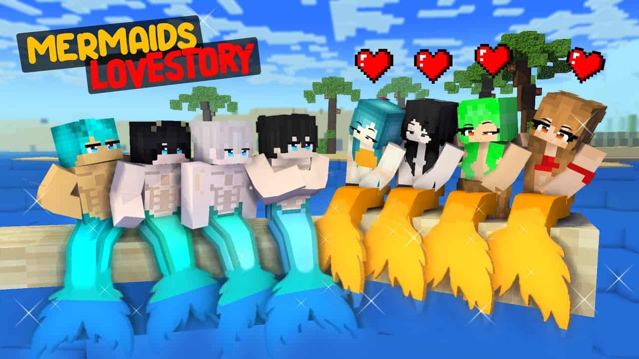 Mermaids Cute Love Story Cute And Handsome Mermaids Minecraft マイクラ Minecraft 動画まとめ Mermaids Cute Love Story Cute And Handsome Mermaids Minecraft マイクラ Minecraft 動画まとめ