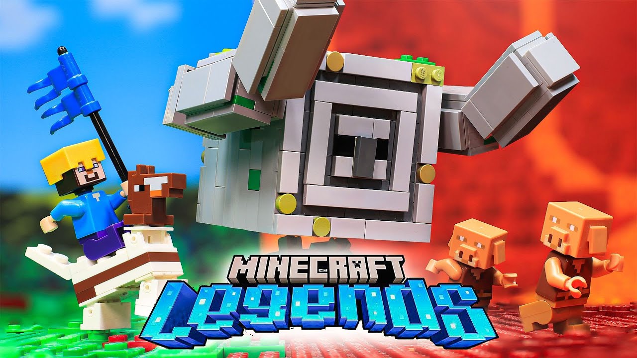 Minecraft Legends Piglins Attack Overworld LEGO Minecraft Animation