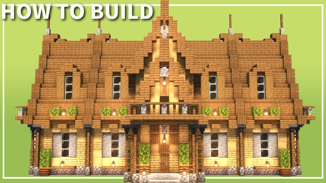 【マイクラ】サバイバル向けの家の作り方 ~おしゃれな拠点~ 【Minecraft】【建築講座】 | マイクラ（Minecraft）動画まとめ