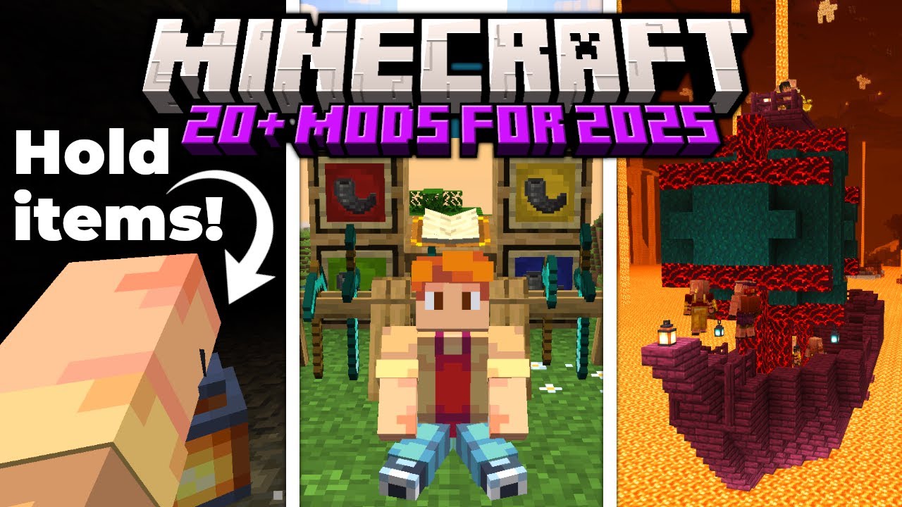 20+ Vanilla Friendly Mods for Minecraft in 2025! | マイクラ(Minecraft)動画まとめ