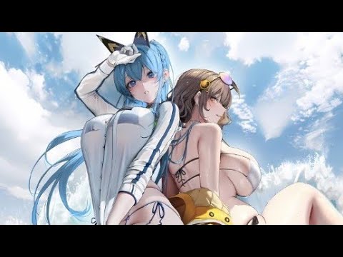 【ニケ】復刻水着アニス：スパークリングサマー,水着ヘルム：アクアマリンガチャ【勝利の女神：NIKKE】
