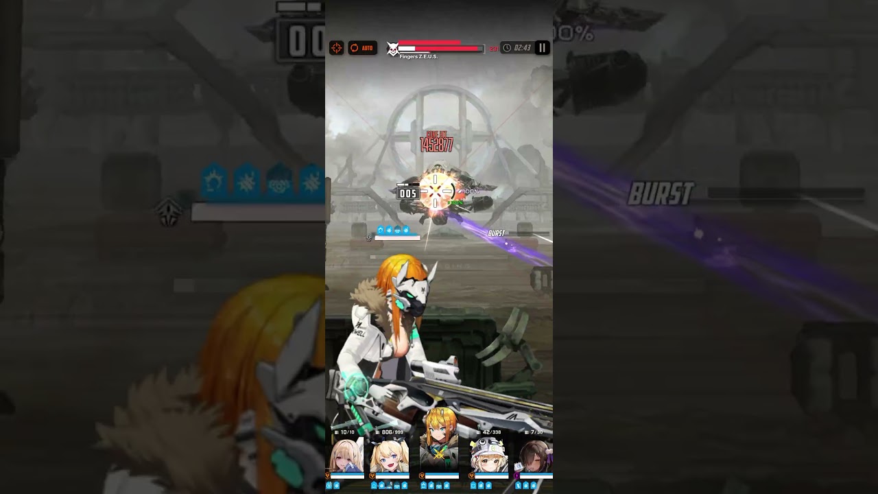 NIKKE Missilis Tower 520F Clear ニケ　ミシリスタワー #nikke #nikkegameplay