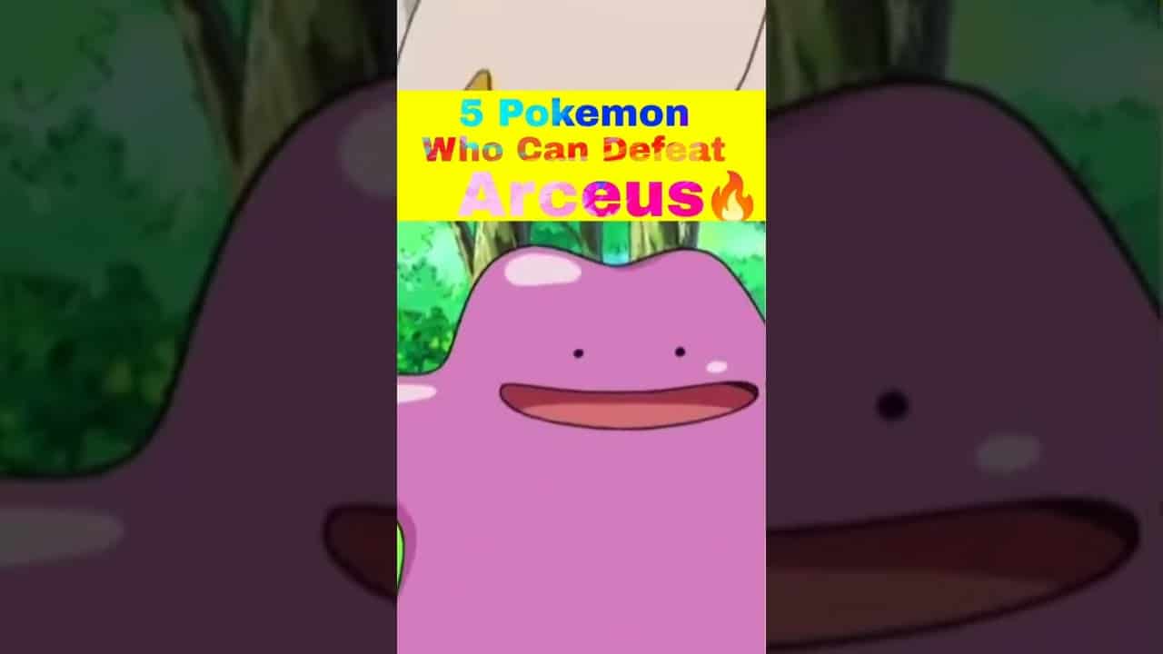 5 Pokemon Who Can Defeat Arceus shorts viralshorts pokemonshorts 