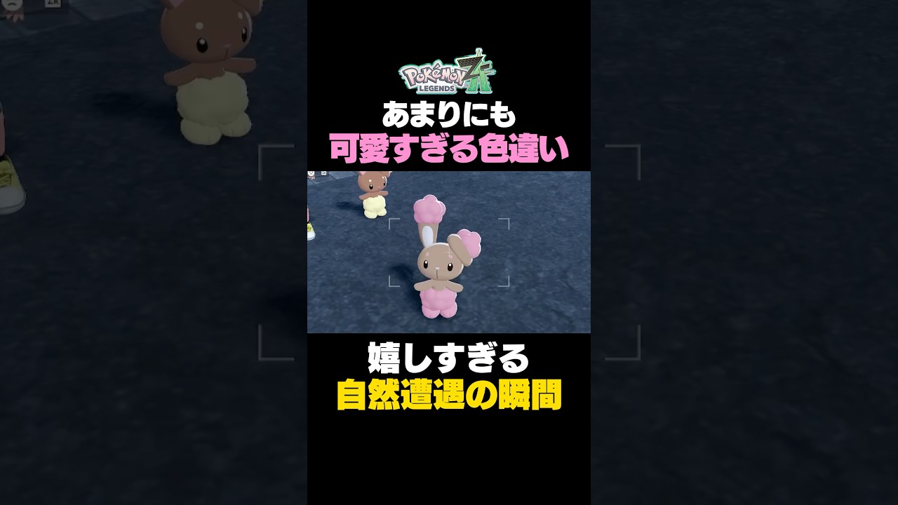 【ポケモンZA】ミミロルの色違いが可愛すぎた件www【色違いポケモン】#ポケモンレジェンズZA #色違いポケモン #色違いミミロル #ポケモンZA